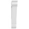 Ekena Millwork Standard Traditional Architectural Grade PVC Bracket with Traditional Ends, 5"W x 30"D x 30"H BKTP05X30X30TRA01 - alternate 3